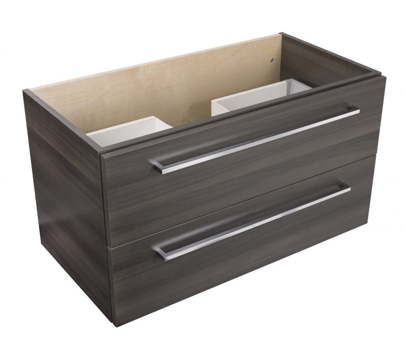 Boho Modern Wall Mounted Floating Bathroom Vanity Set with Cultured Marble Top and Sink