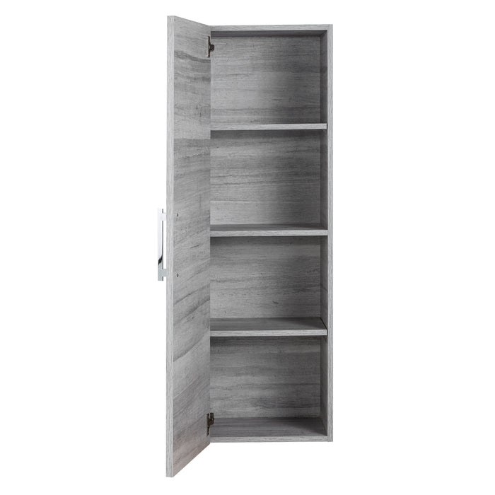 Aspen Collection Wall Mounted Bathroom Linen Tower
